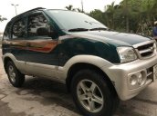 Bán xe Daihatsu Terios số sàn, 2 cầu điện, máy xăng, đời 2004, màu xanh, biển HN