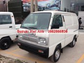 Bán Suzuki tải Van, xe tải cóc, xe mới 100%, màu trắng, có sẵn giao ngay, giá chỉ 284 triệu