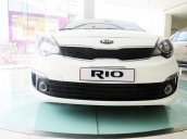 Bán xe Kia Rio 4DR AT mới nhất màu trắng, nhập khẩu nguyên chiếc, giá cực ưu đãi. LH: 0902506601