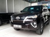 Bán Fortuner 2017 máy dầu màu nâu mận