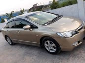 Bán xe Honda Civic 1.8MT đời 2009, màu kem (be) xe gia đình, 395 triệu