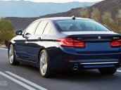 Bán xe BMW 5 Series 520d đời 2017 thế hệ mới nhất, màu xanh lam, nhập khẩu