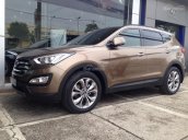 Cần bán xe Hyundai Santa Fe 2.4 đời 2015, màu xám