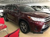 Bán ô tô Toyota Highlander LE đời 2017, màu đỏ, xe nhập