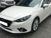 Cần bán lại xe Mazda 3 2.0 AT 2015, màu trắng giá cạnh tranh