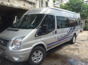 Bán xe cũ Ford Transit 2.4 LX đời 2015, màu bạc số sàn 