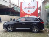 Bán Mitsubishi Outlander 2.4 đời 2017, màu đen, nhập khẩu Nhật Bản