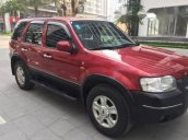 Gia đình bán xe Ford Escape XLT 3.0 2004 màu đỏ, số tự động, máy xăng, dẫn động 2 cầu 4 bánh rất khỏe