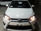 Bán Toyota Yaris 1.5G đời 2017 số tự động CVT màu trắng, xe nhập khẩu Thailand