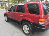 Gia đình bán xe Ford Escape XLT 3.0 2004 màu đỏ, số tự động, máy xăng, dẫn động 2 cầu 4 bánh rất khỏe