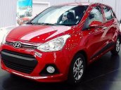 Bán xe Hyundai Grand i10 1.0 MT BASE sản xuất 2017, màu đỏ, xe nhập, giá 365tr