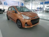 Bán xe Hyundai Grand i10 sản xuất 2018 màu cam, các phiên bản, mua xe chỉ từ 90 triệu, LH 090.467.5566