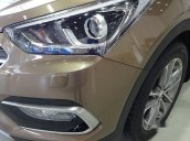 Bán Hyundai Santa Fe CRDi AWD AT 2017, màu nâu