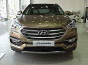 Bán Hyundai Santa Fe CRDi AWD AT 2017, màu nâu