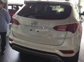 Xe Hyundai Santa Fe 2.4 AT đời 2017, màu trắng liên hệ Hữu Song: 0935415271-0915361068