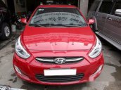 Bán xe cũ Hyundai Accent 1.4 AT năm 2014, màu đỏ, giá 495tr