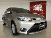 Bán Toyota Vios 1.5G AT sản xuất 2018, màu vàng, giá tốt