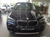 BMW X1 sDrive18i đời 2017, màu đen, nhập khẩu. BMW Đà Nẵng cam kết giá tốt nhất, giao xe sớm nhất