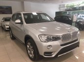 Bán BMW X3 xDrive20i 2017 (bản mới nhất), màu bạc, nhập khẩu, giá rẻ nhất, giao xe ngay