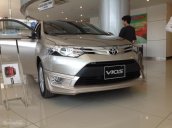 Bán Toyota Vios 1.5G AT đời 2018, màu nâu vàng, hỗ trợ trả góp lên tới 90% mọi miền tổ quốc