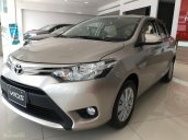 Bán xe Toyota Vios 2017, tặng phí trước bạ 100%, tặng BH, PK, trả trước 130tr giao ngay tại Tây Ninh