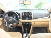 Bán xe Toyota Vios 2017, tặng phí trước bạ 100%, tặng BH, PK, trả trước 130tr giao ngay tại Tây Ninh