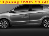 Bán Mitsubishi Mirage đời 2018, màu xám bạc, nhập khẩu giá tốt nhất, LH Quang 0905.59.60.67