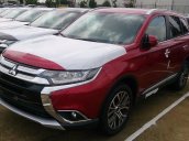 Bán xe Mitsubishi Outlander CVT 2 cầu đời 2017, màu đỏ, nhập khẩu nguyên chiếc từ Nhật