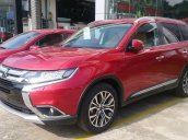 Bán xe Mitsubishi Outlander CVT 2 cầu đời 2017, màu đỏ, nhập khẩu nguyên chiếc từ Nhật