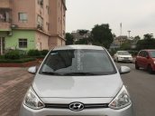 Bán gấp xe Hyundai grand i10 sedan-2015 màu bạc đang chạy uber, grab không có tài nên bán