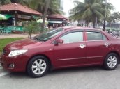 Cần bán gấp xe Toyota Altis màu đỏ đô, năm 2009