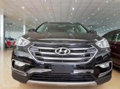 Cần bán xe Hyundai Santa Fe 2.4AT 4WD sản xuất 2017, màu đen