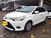 Auto bán xe Toyota Vios 1.5E đời 2016, màu trắng số sàn, giá tốt