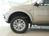 Bán Mitsubishi Pajero Sport máy dầu đời 2017, màu vàng cát tại Đà Nẵng, LH: 0931.911.444