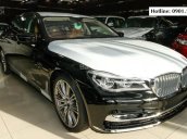 Bán BMW 7 Series 740Li model 2017, màu đen mui trắng, nhập khẩu nguyên chiếc