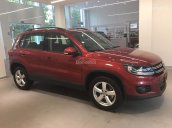 Xe nhập gầm cao Volkswagen Tiguan 2.0l GP đời 2016, màu đỏ mận, tặng 209 triệu tiền mặt, LH Hương: 0902.608.293