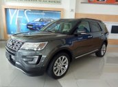 Bán Ford Explorer Limited năm 2017, màu xám, nhập khẩu chính hãng