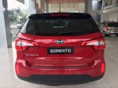 Bán xe Kia Sorento 2017, đỏ đen, máy xăng, giao ngay