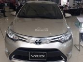 Cần bán xe Toyota Vios 1.5E MT đời 2017, màu bạc, giá 499tr