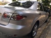 Cần bán gấp Mazda 6 đời 2004, màu bạc