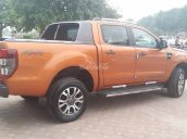 Bán xe Ford Ranger bản cao cấp nhất Wildtrak Navigation 3.2 4x4, màu cam, sản xuất 2017 tại Điện Biên