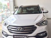 Bán Hyundai Santa Fe đời 2017, màu trắng