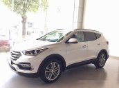 Bán Hyundai Santa Fe đời 2017, màu trắng