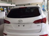 Bán Hyundai Santa Fe đời 2017, màu trắng