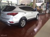 Bán Hyundai Santa Fe 2.2 màu trắng, có xe giao ngay, hỗ trợ trả góp 0961917516