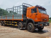 Tải thùng Kamaz 30 tấn | Kamaz 6540 (8x4) thùng 9m nhập nguyên chiếc 2016