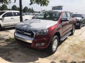 Bán Ford Ranger XLT năm 2017, màu đỏ đô(màu sơn zin của hãng), hàng độc