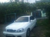 Bán xe cũ Daewoo Lanos MT đời 2002, màu trắng giá cạnh tranh