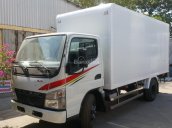 Tải Fuso Canter 4.7-1.7T, thùng kín inox, thùng bạt đóng sẵn, giao ngay