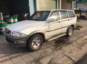 Bán xe Ssangyong Musso 2005, màu trắng số sàn, giá 135tr